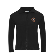 Callerton Academy Black Fleece Jacket with Logo